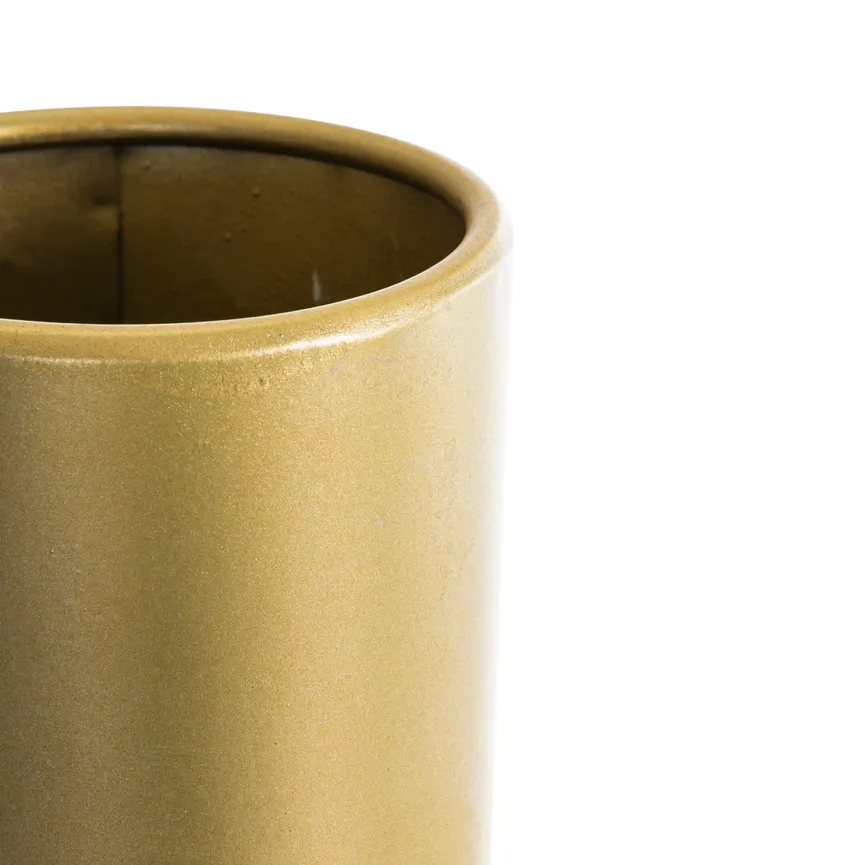 Vase "Rund" S gold material_farbe