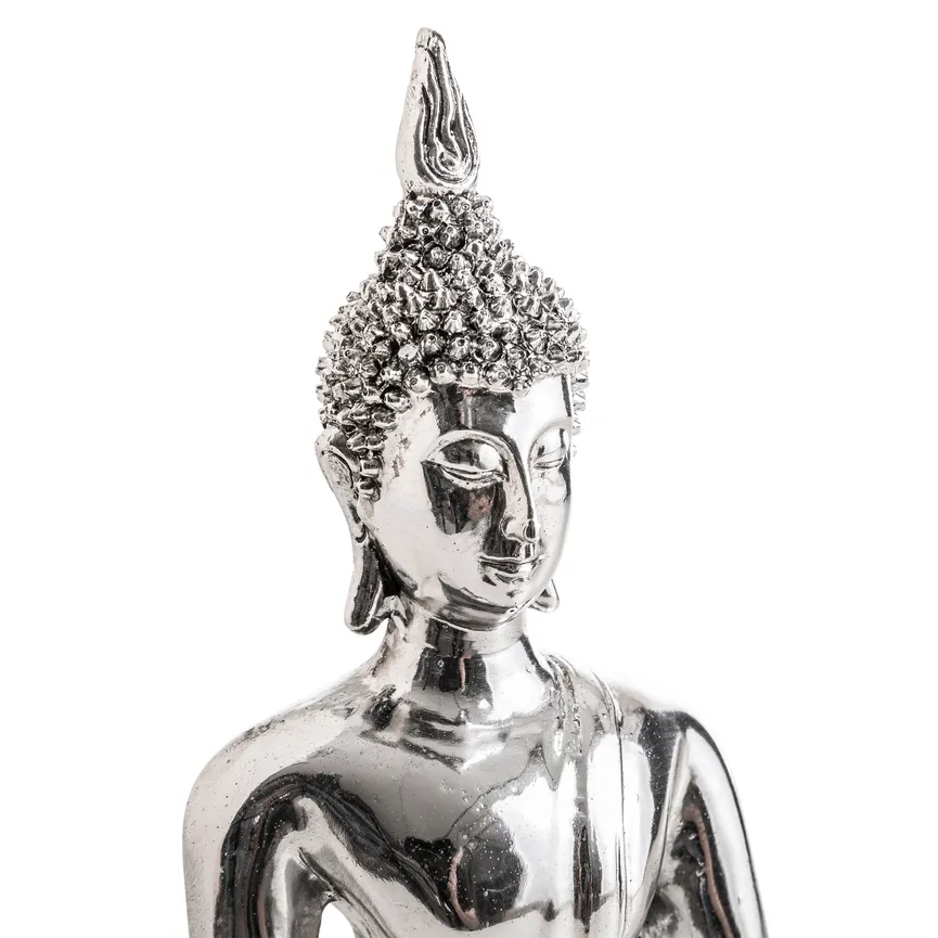 Figur "Buddha" silber material_farbe