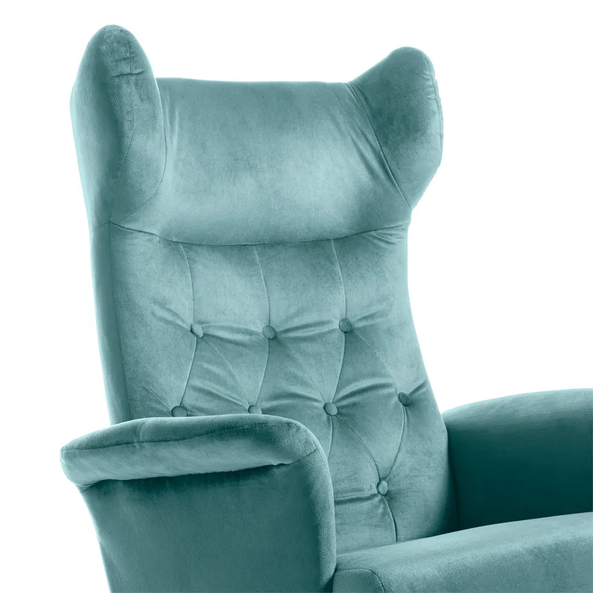 Relaxsessel + Hocker detail