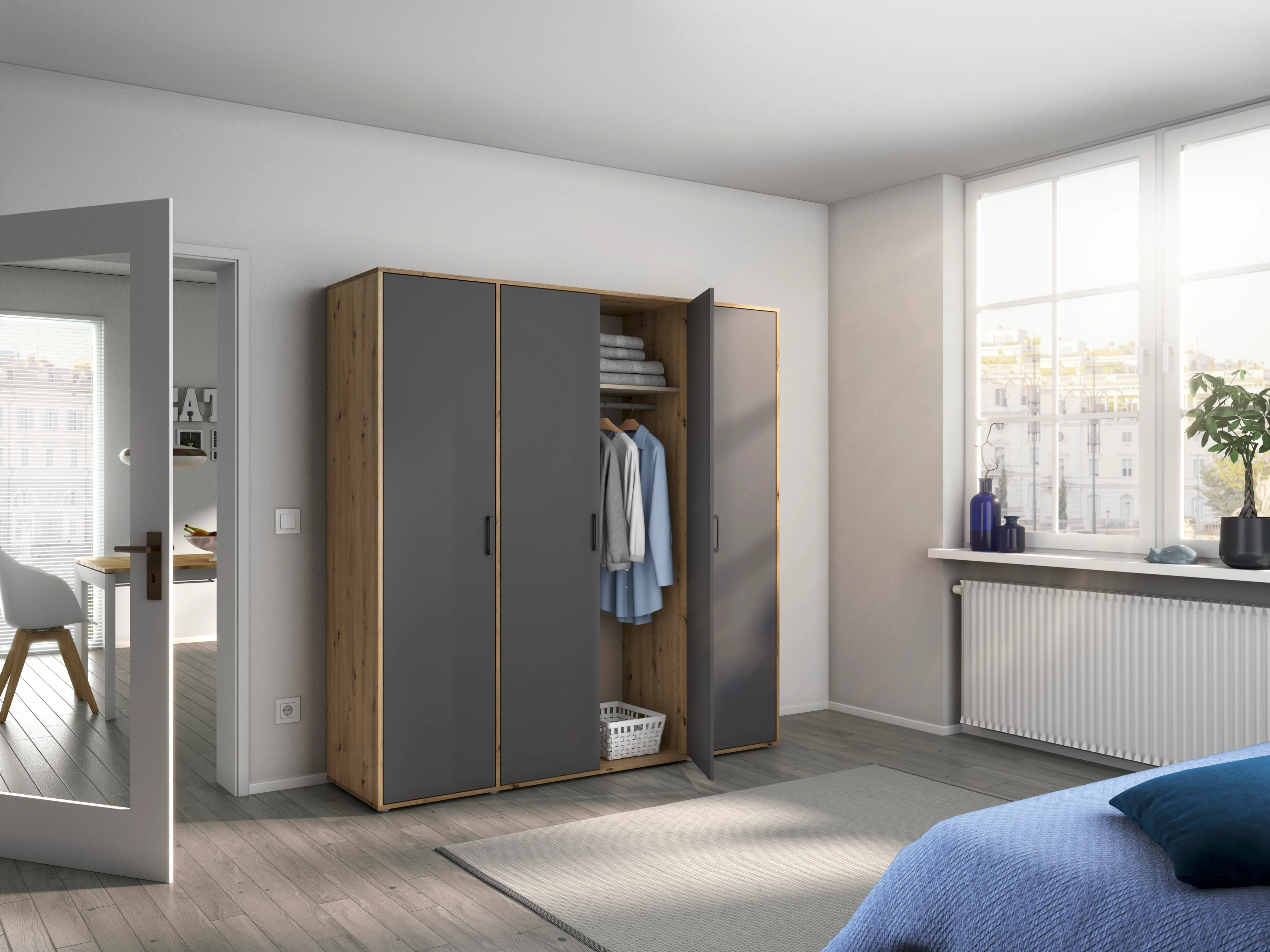 Kleiderschrank Voyager 187 x 194 cm