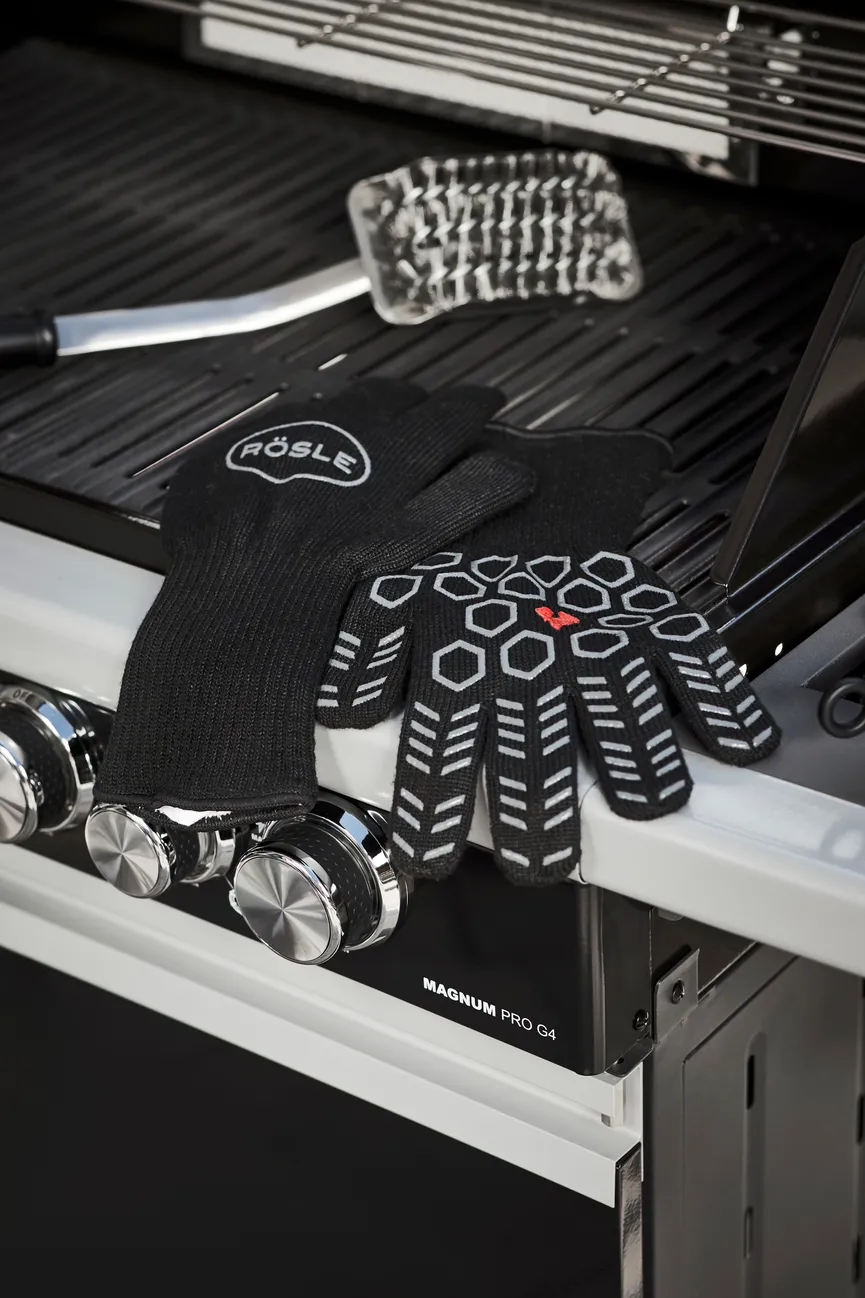 **Premium-Grillhandschuhe detail