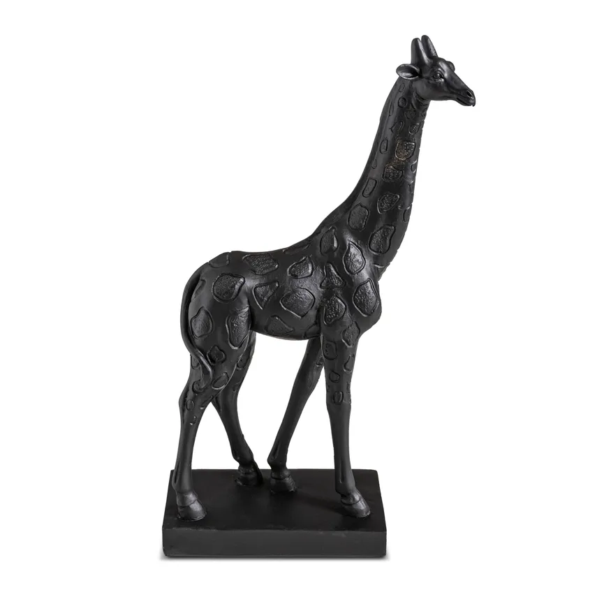 Figur "Giraffe" M schwarz detail