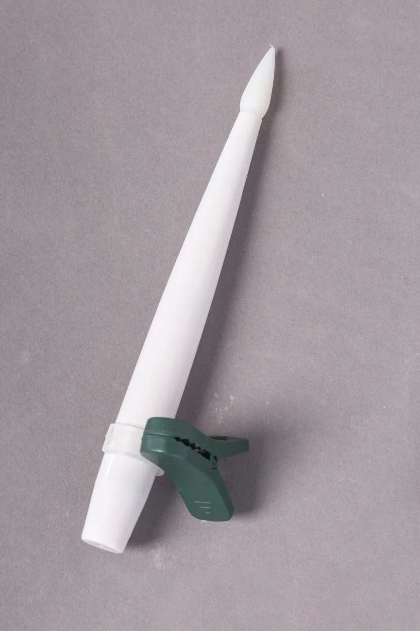 Baumkerzen 16 Stück weiß detail