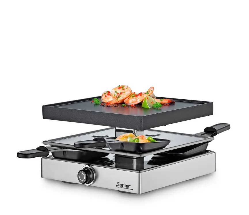 Raclette 4 Classic silber mit hauptaufnahme