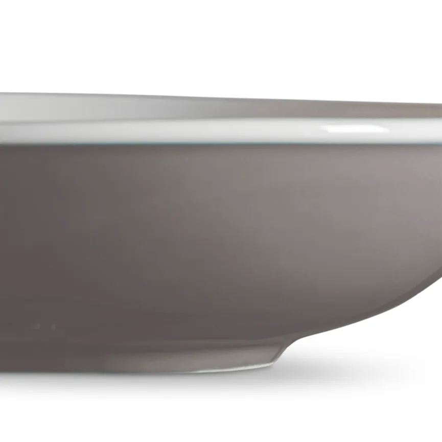 Suppenteller "Basic" grau detail