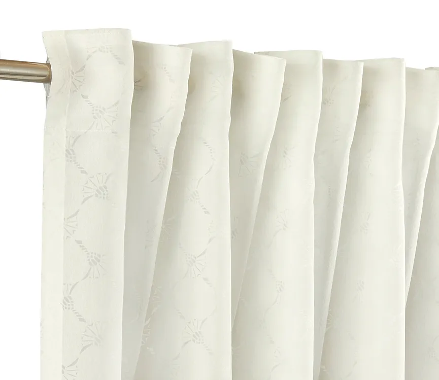 Dekoschal J!Lucent creme detail