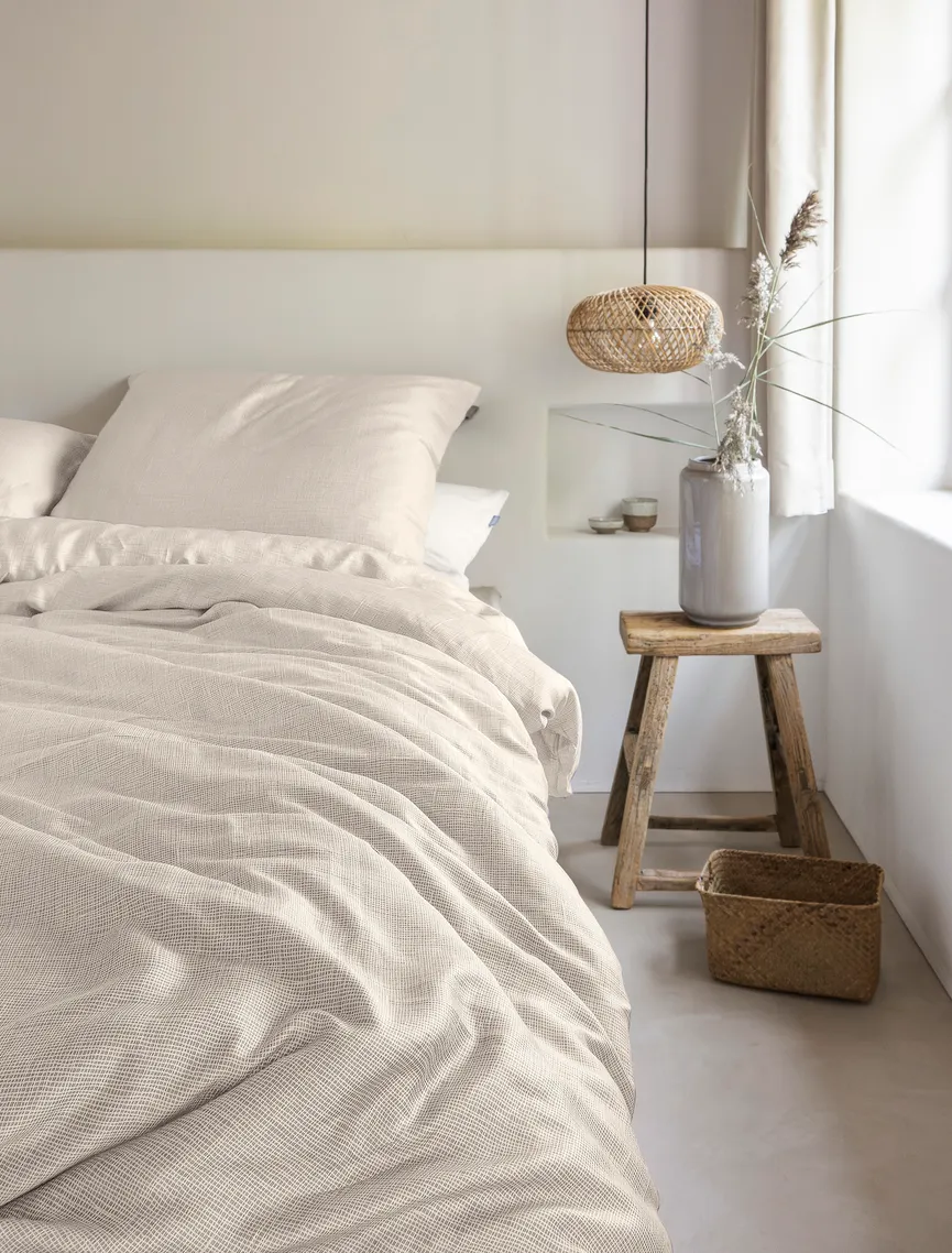 Tencel-Bettw. Lotus 135x200 milieu