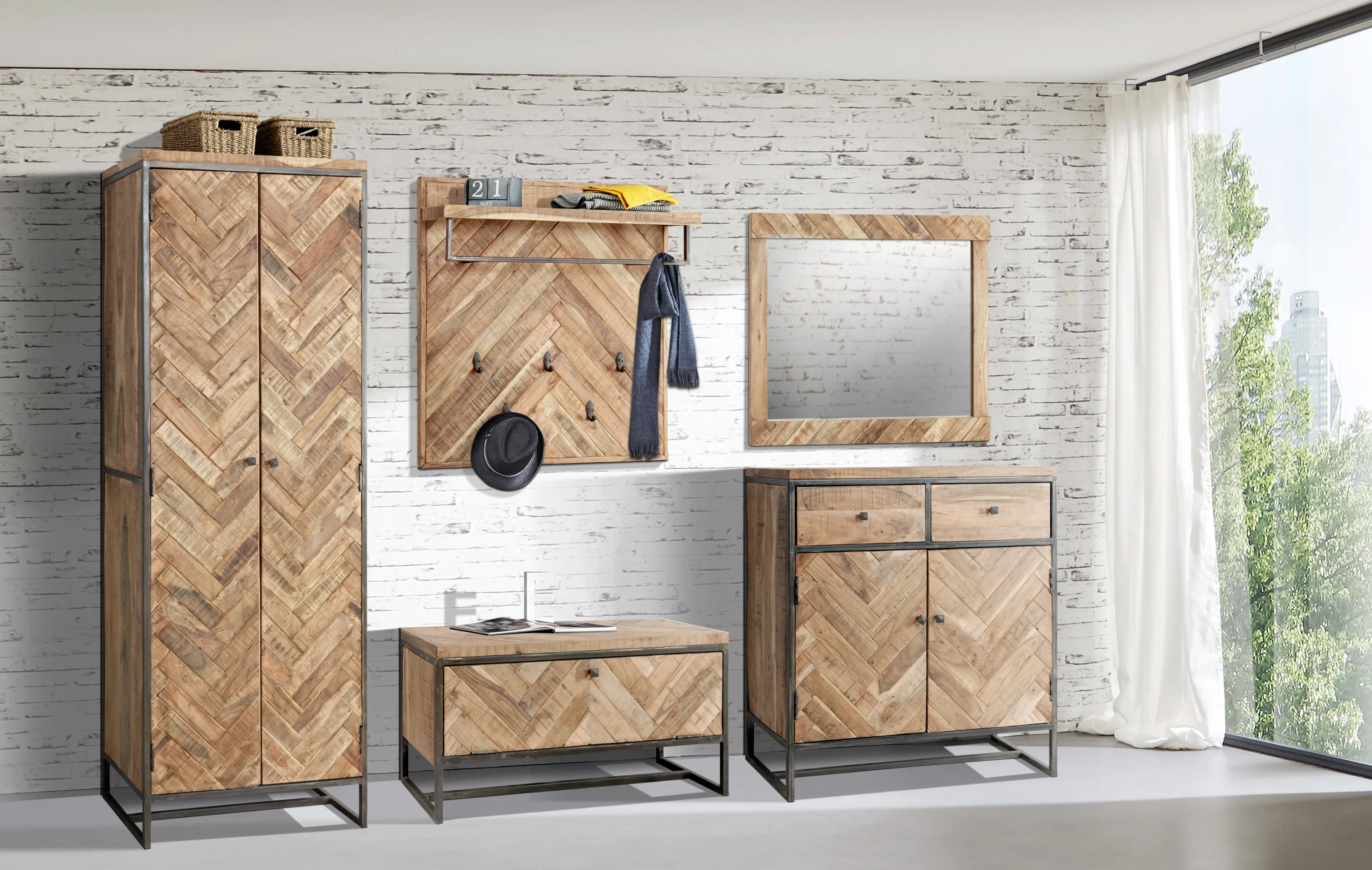 Garderobenkonsole Parquet
