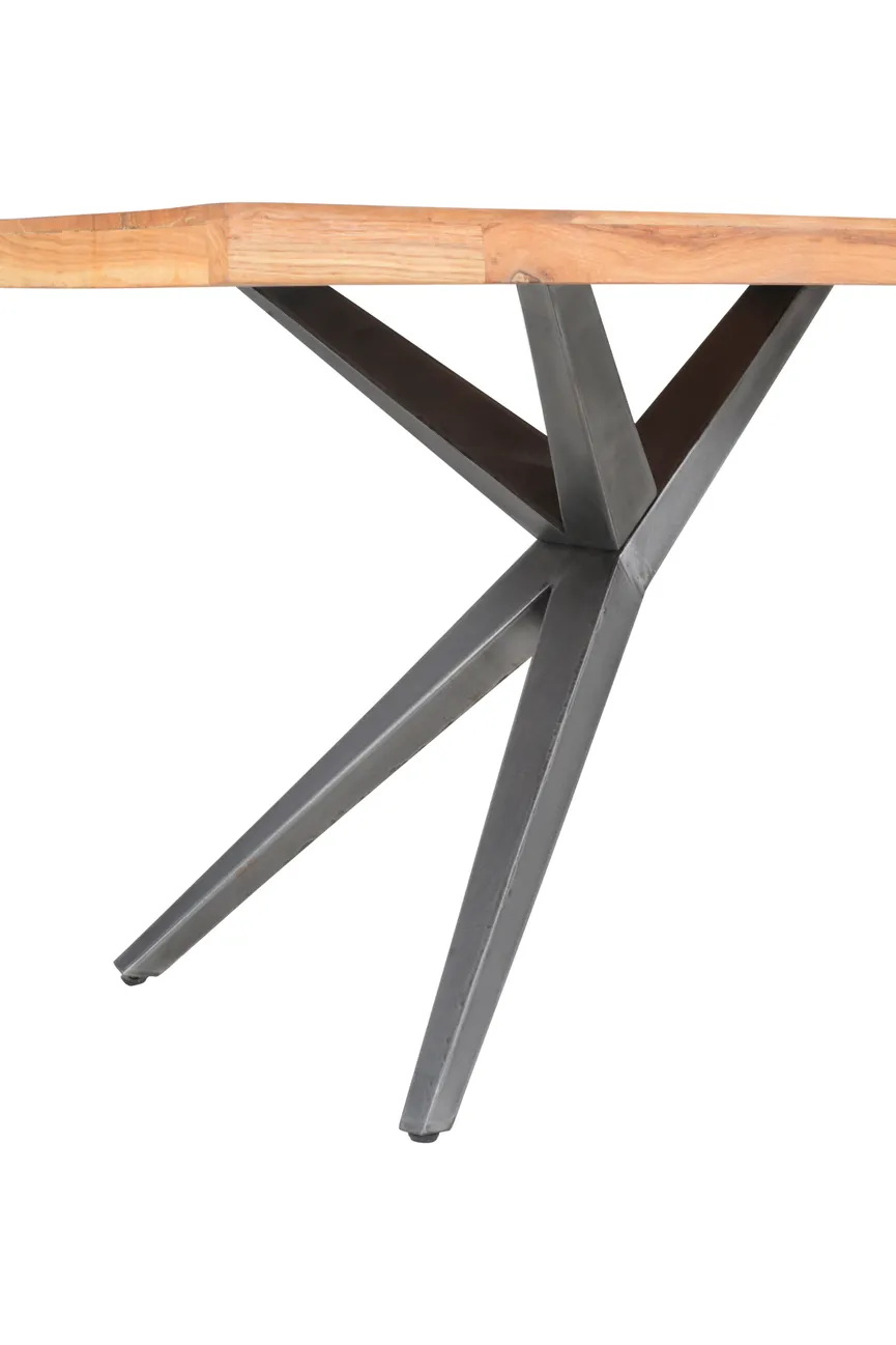 Esstisch 220 Eisen detail