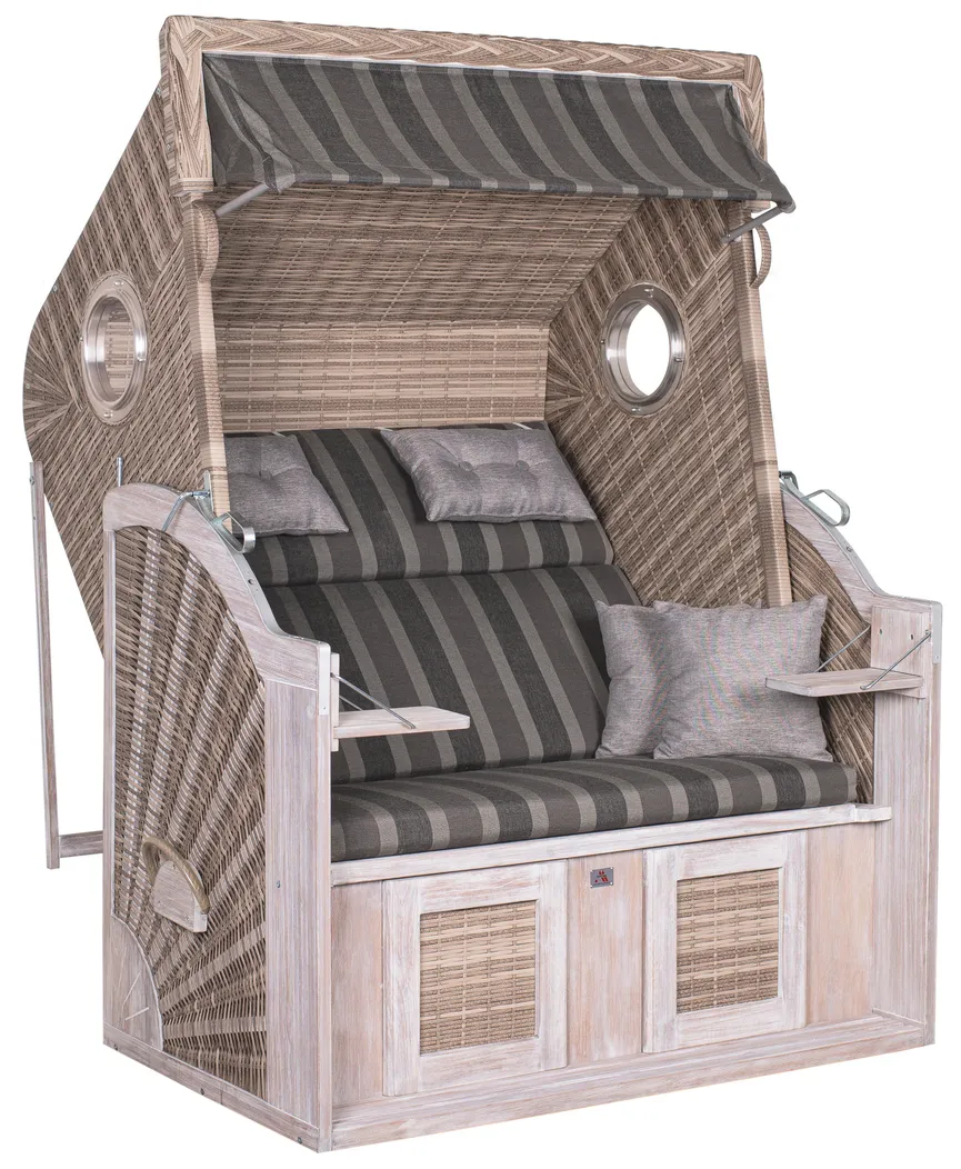 ** Strandkorb Weiß Kubu hauptaufnahme