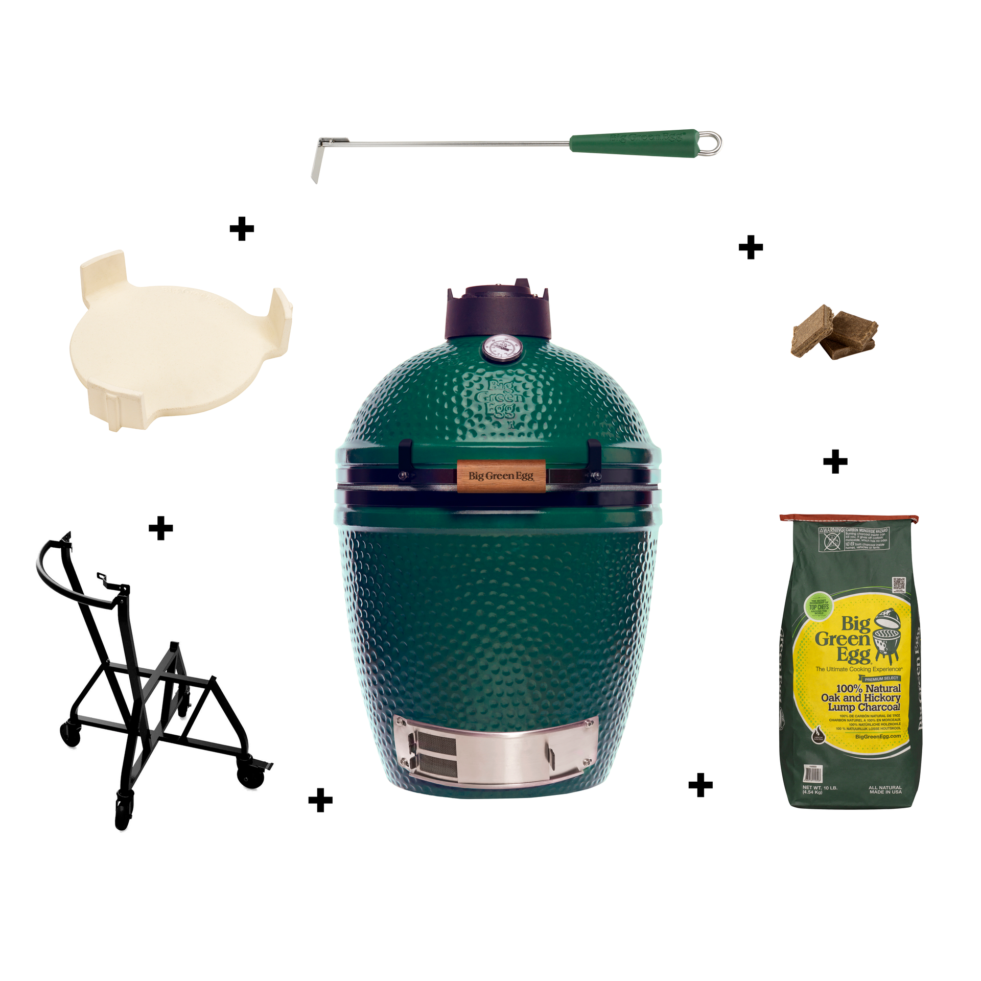 Holzkohlegrill Set