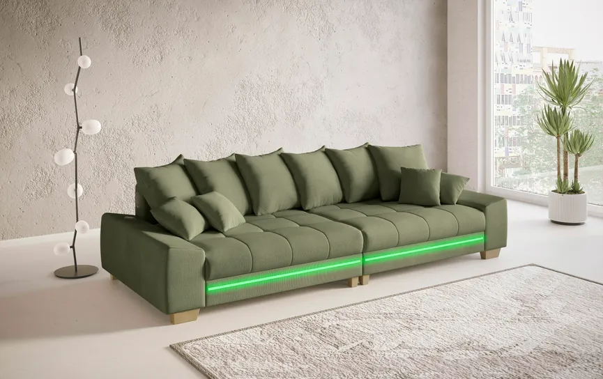 Bigsofa+LED+Soundsystem milieu