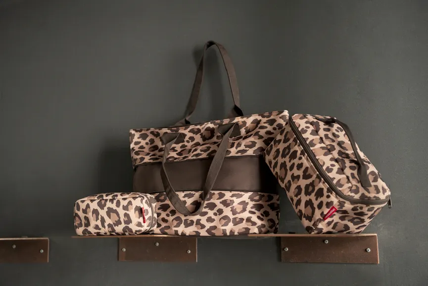 Shopper E1 "leo macchiato" detail