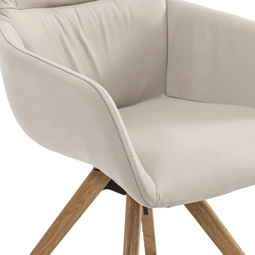 Armlehnstuhl Eiche detail