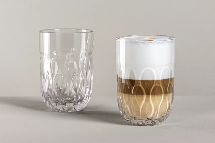 Latte Macchiato Set "Gocce" milieu