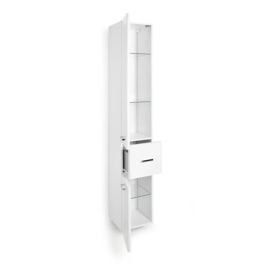 *Hochschrank, 2 Türen, Schub detail
