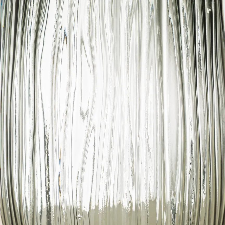 Vase "Welle" M grau-grün material_farbe