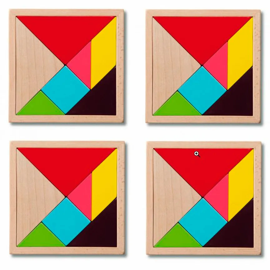 Spiel "Tangrams" detail