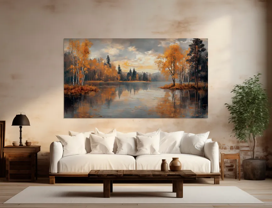 Wandbild "Autumn Landscape I" milieu
