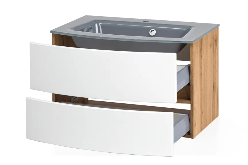 *Waschtisch-Set grau dimensionsmarker