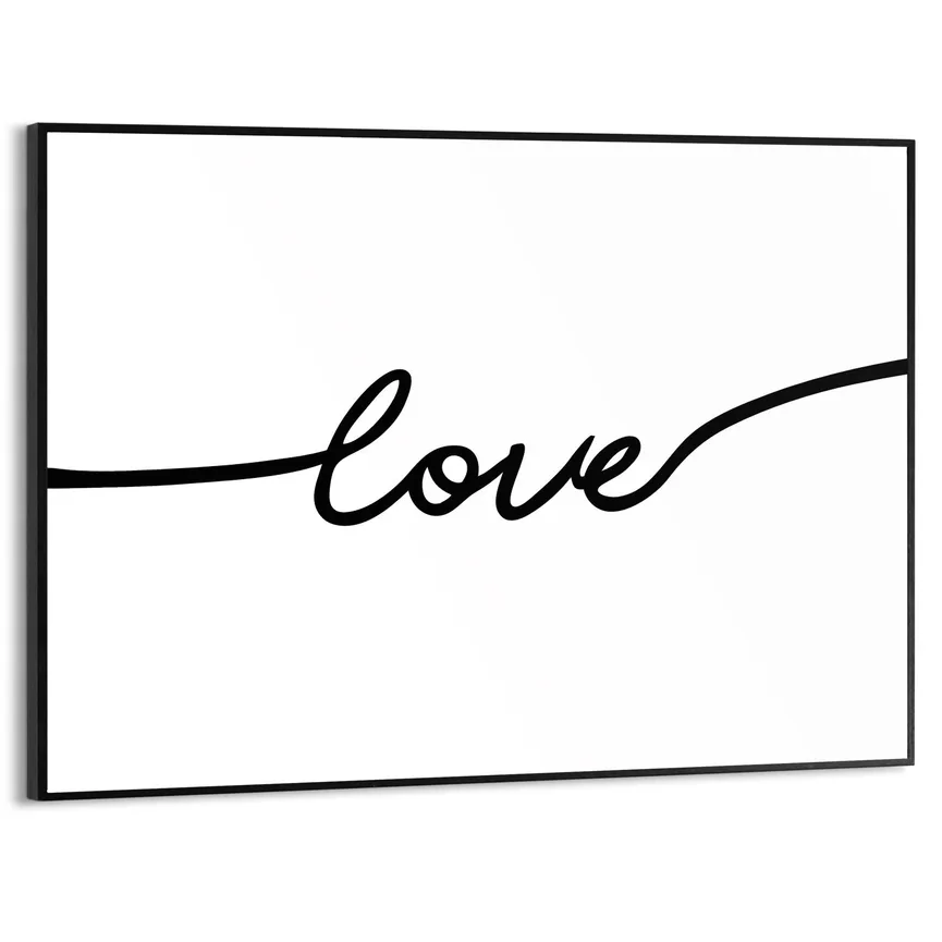 Bild gerahmt "Love" hauptaufnahme