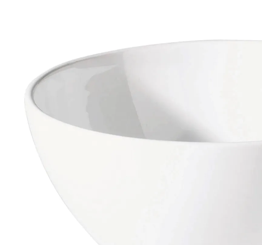 Schale "Grande" weiß detail