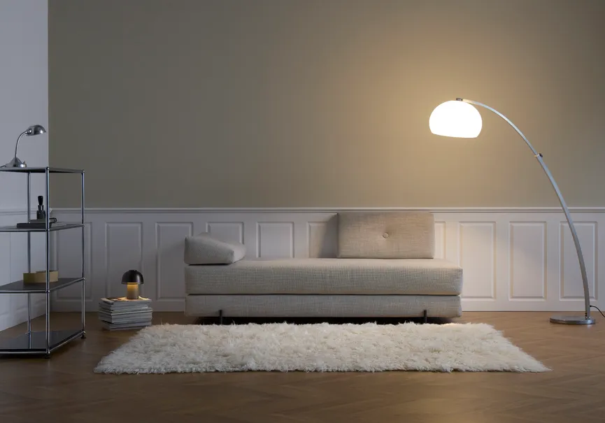 Klappsofa Indu schwarz milieu