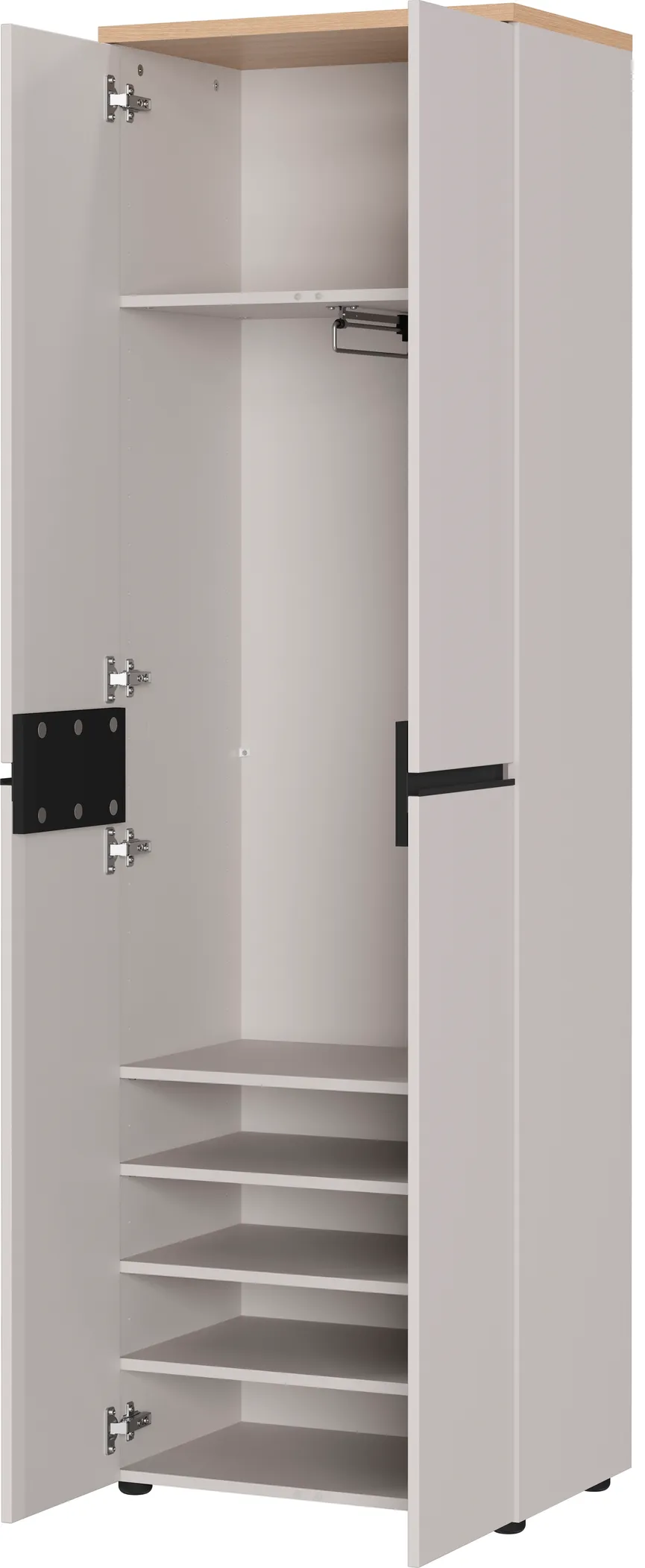 Garderobenschrank detail