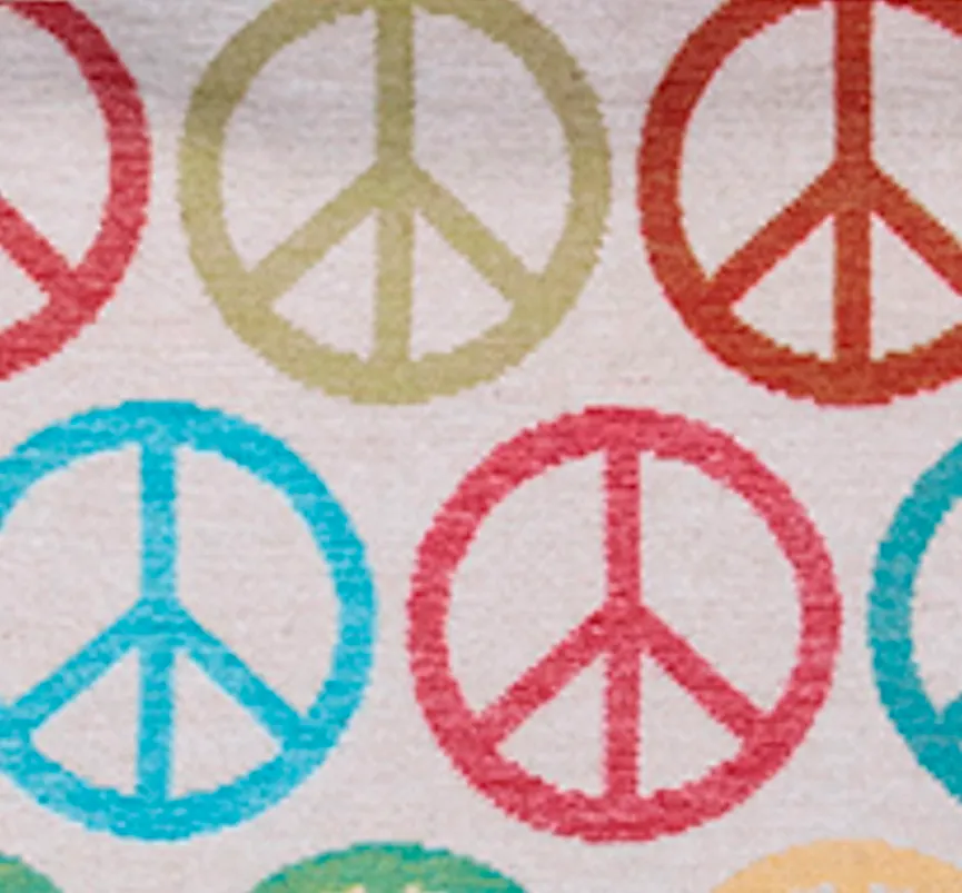 Decke PEACE multi material_farbe
