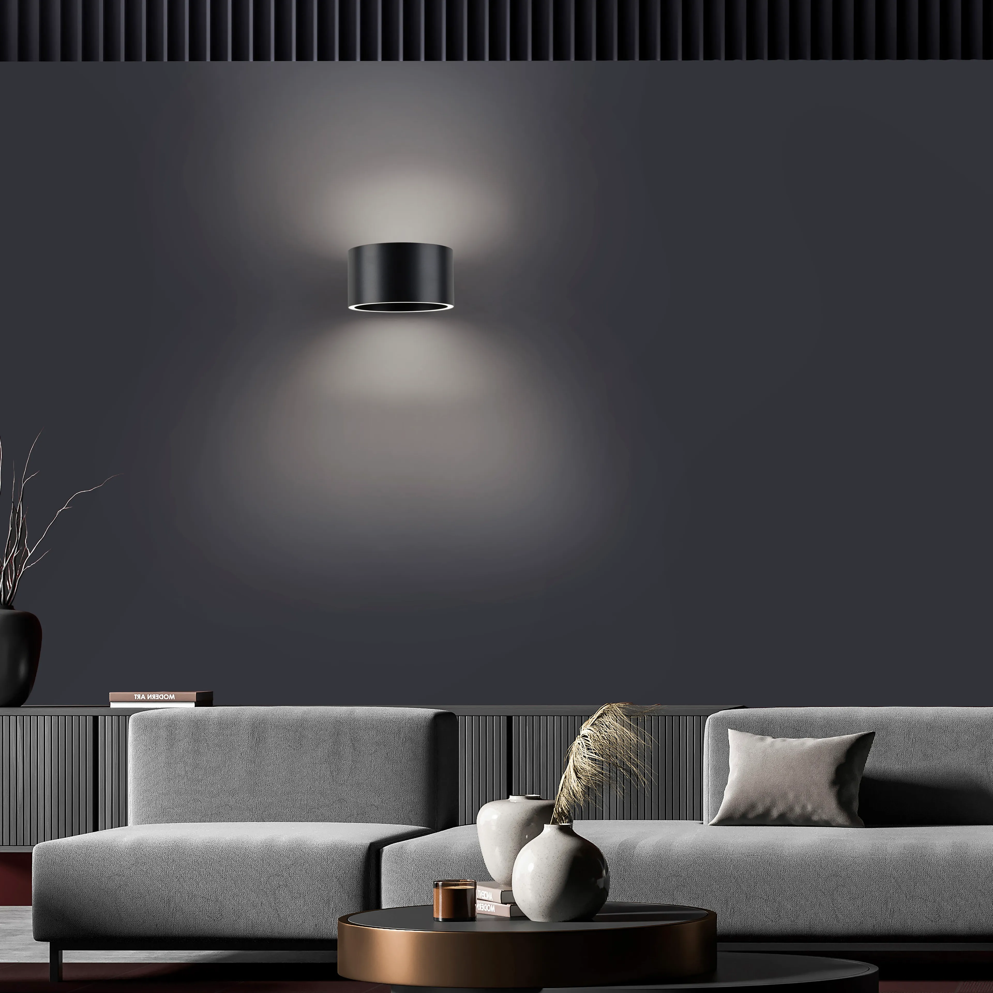 LED-Akkuwandleuchte Pure Clipse