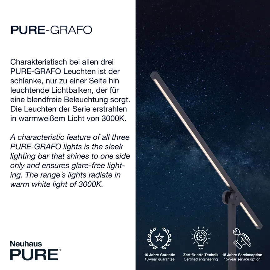 Stehleuchte "PURE-Grafo" detail