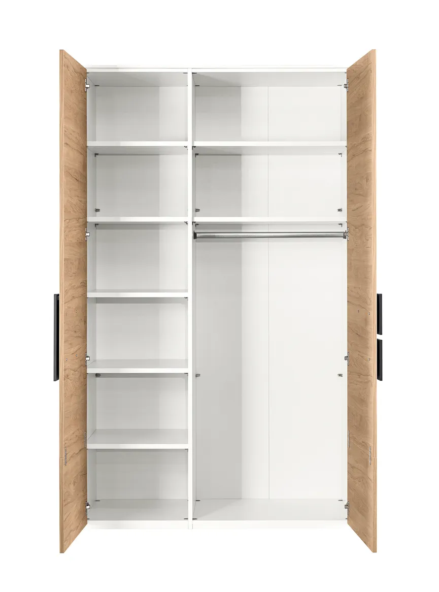 Kleiderschrank 2-trg. detail