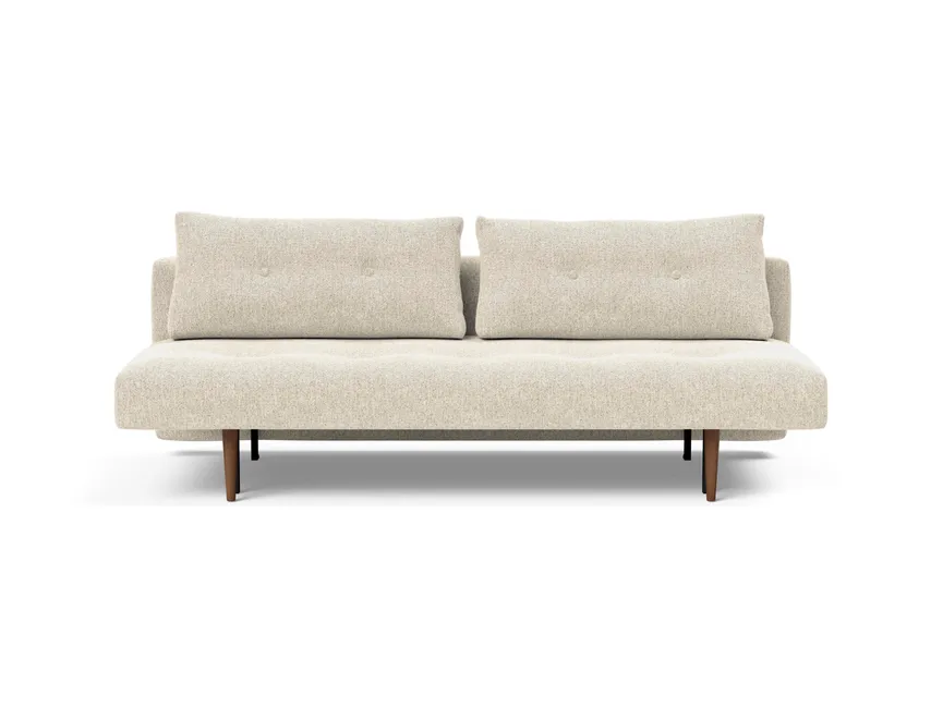 Sofa dunkles Holz detail