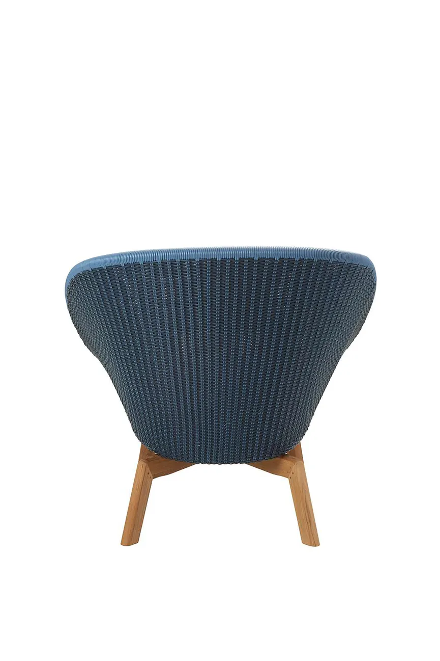 Lounge Sessel m. Teakbeine detail