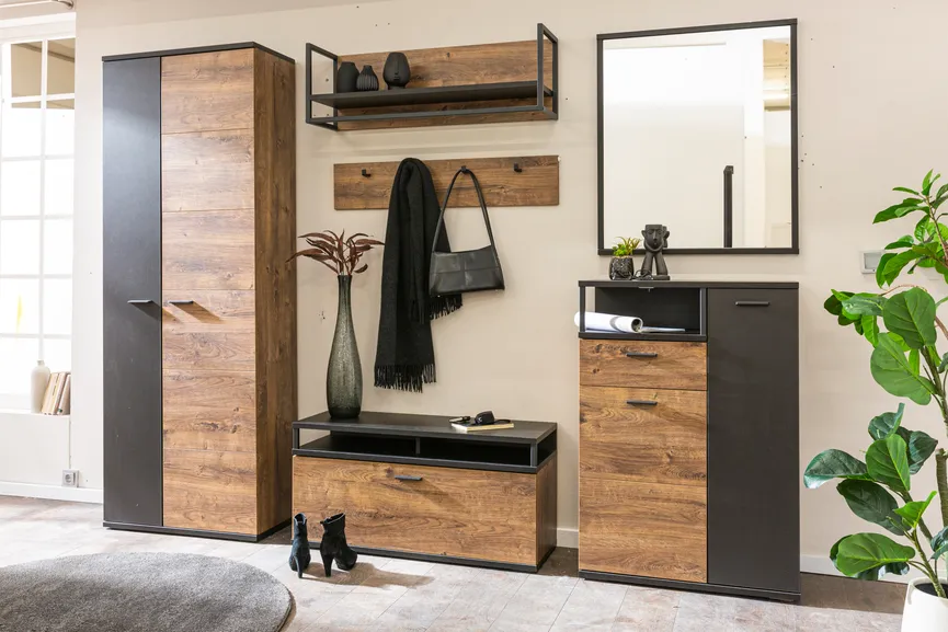 Wandgarderobe milieu