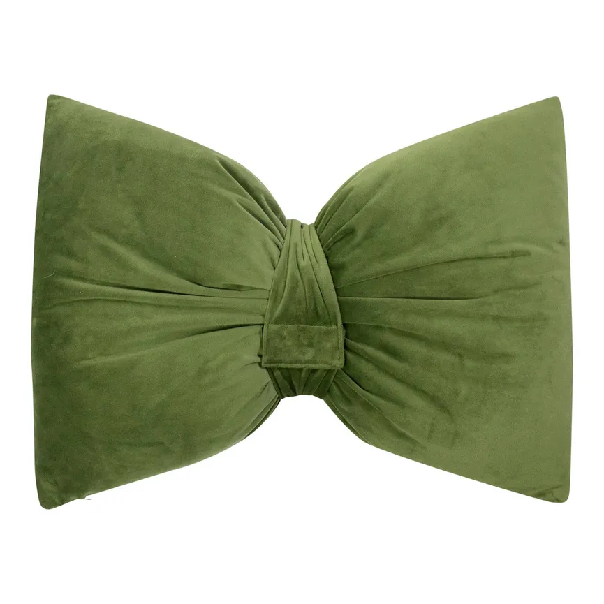 Kissen gefüllt  Samt apfel detail