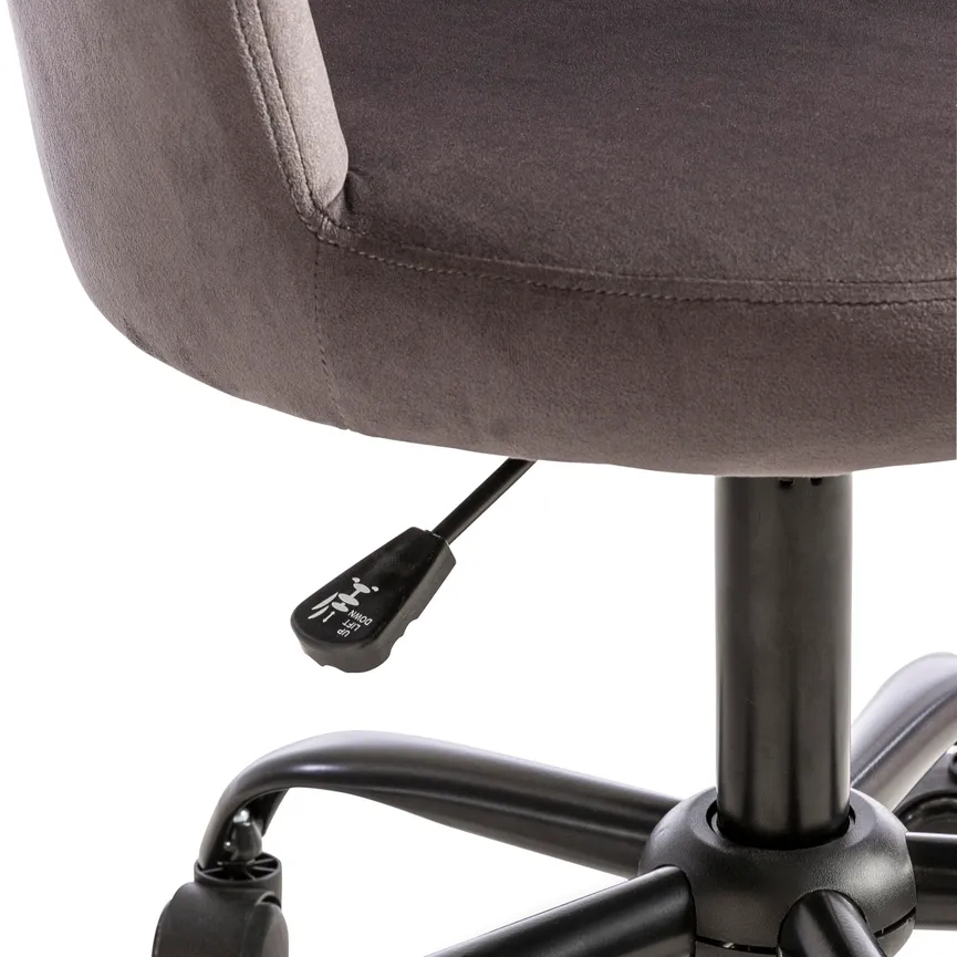 Jugenddrehstuhl dunkelgrau detail