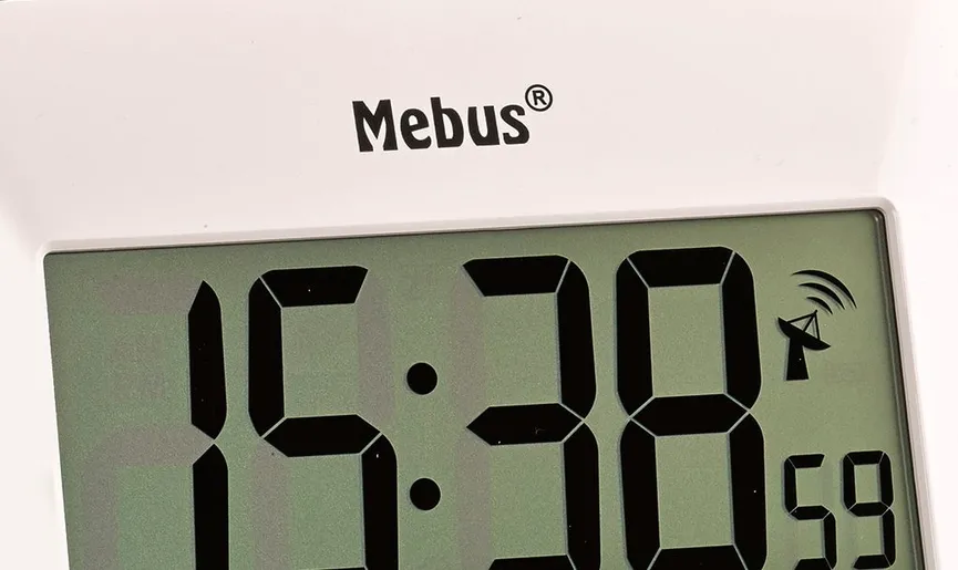 Funk-Wanduhr detail