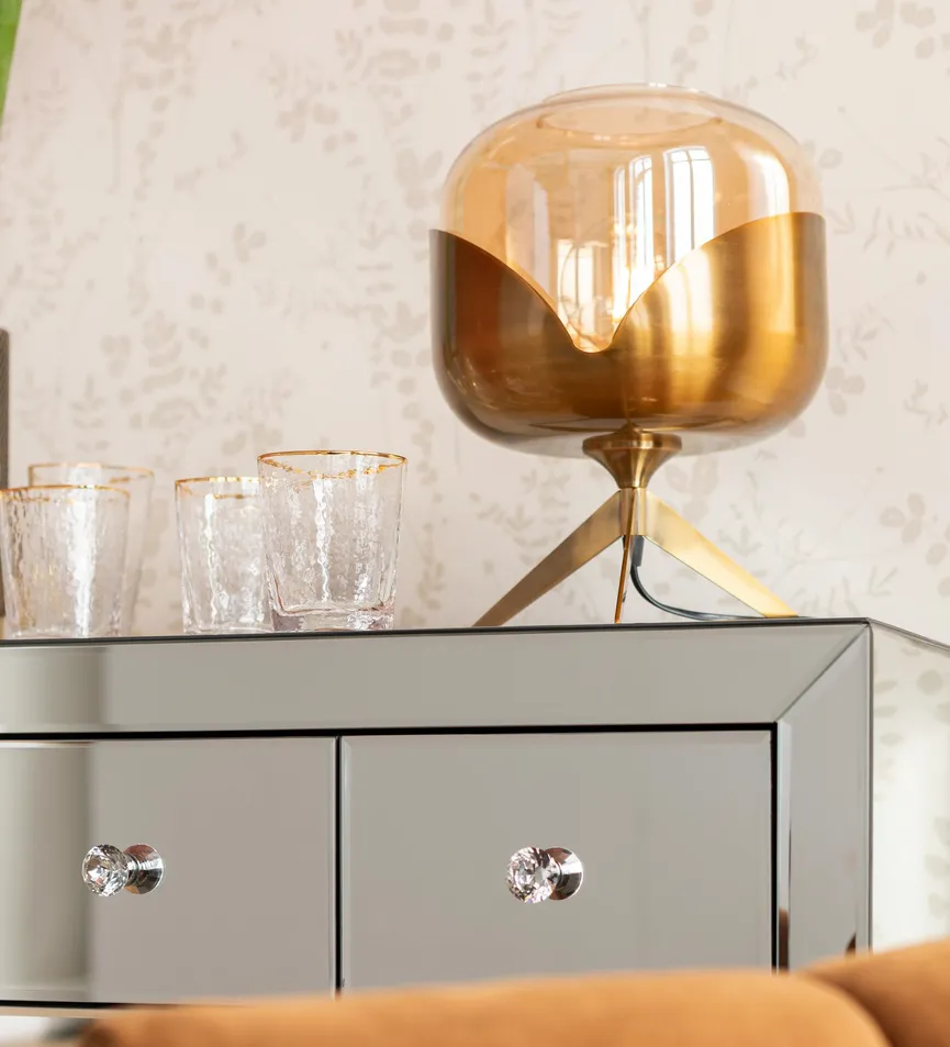 Tischleuchte "Golden Goblet" milieu