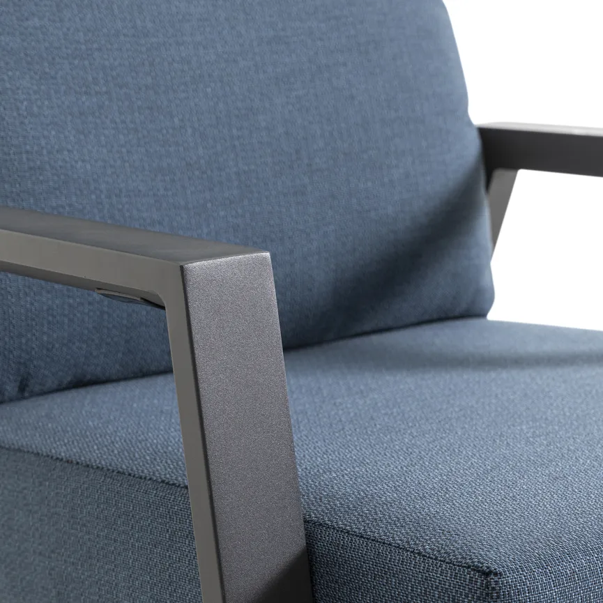 Loungesessel Blau detail