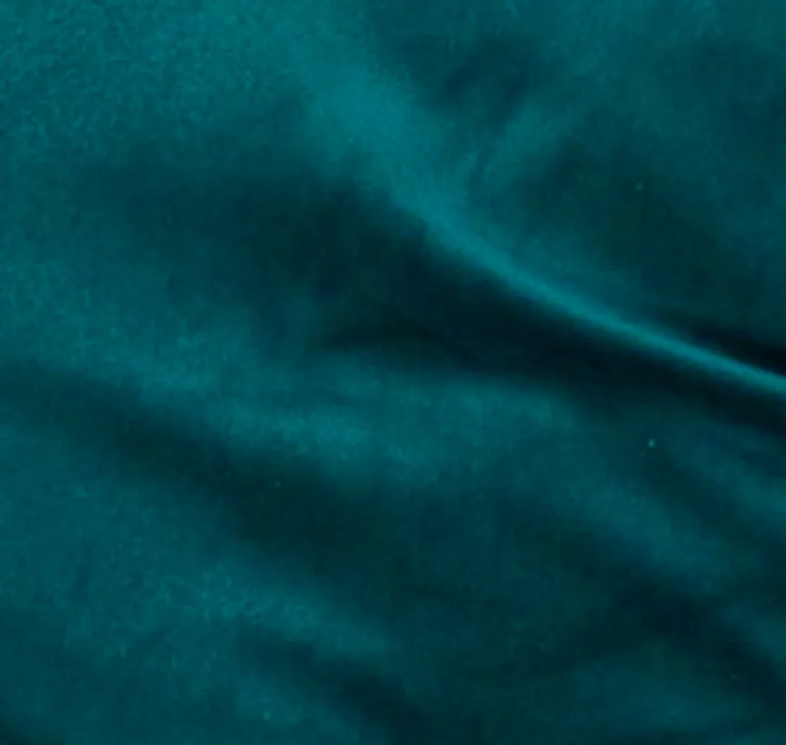 Kissen gefüllt Samt petrol material_farbe