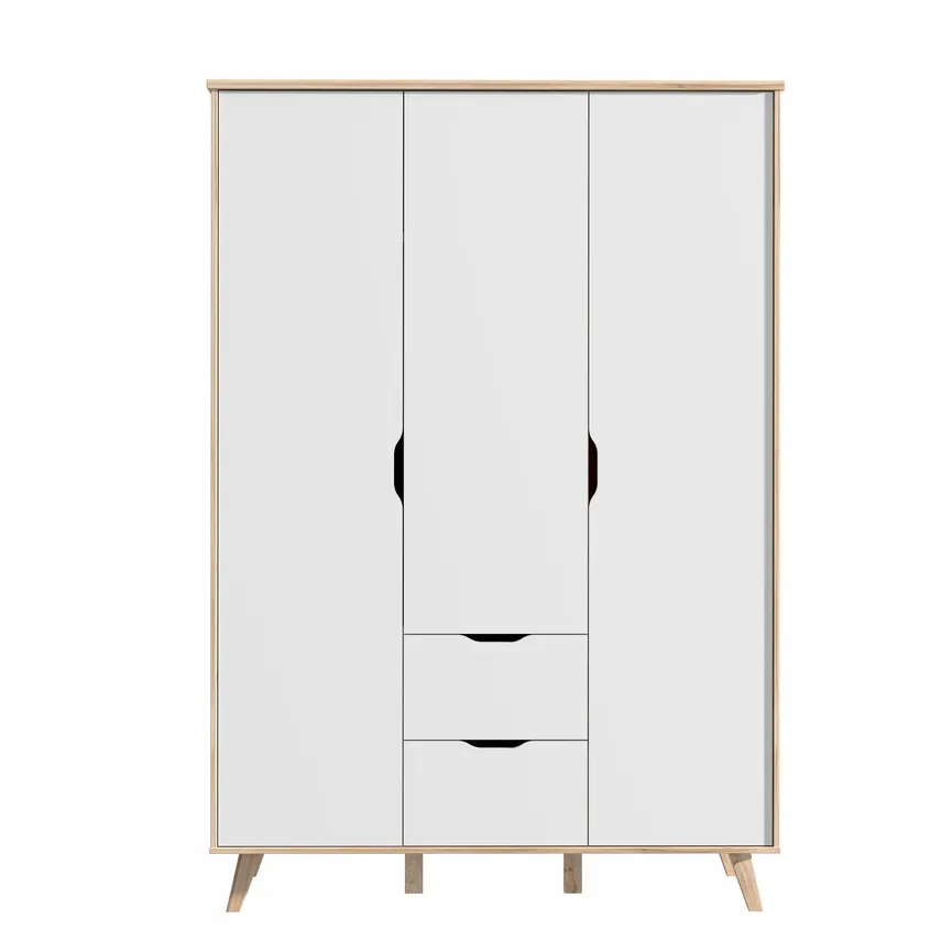 Drehtürenschrank 3-trg. material_farbe