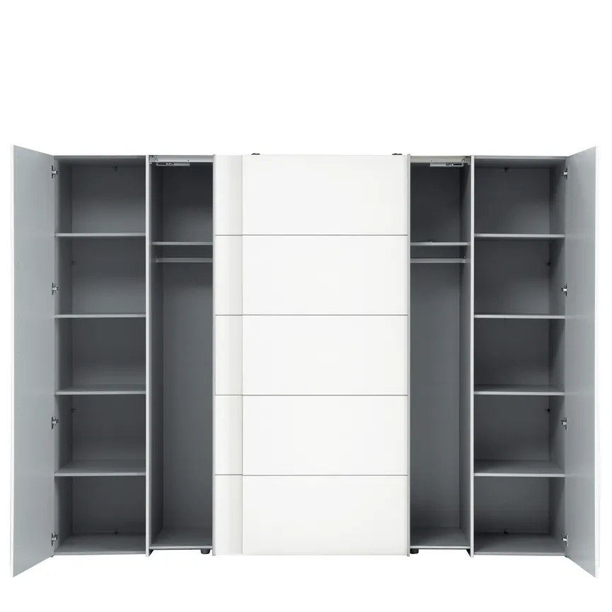 Schwebe-/Drehtürenschrank detail