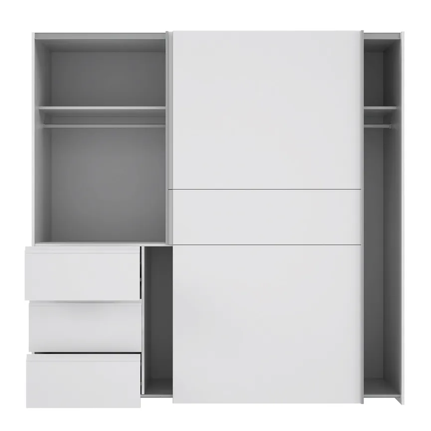 Schwebetürenschrank 2-trg. detail