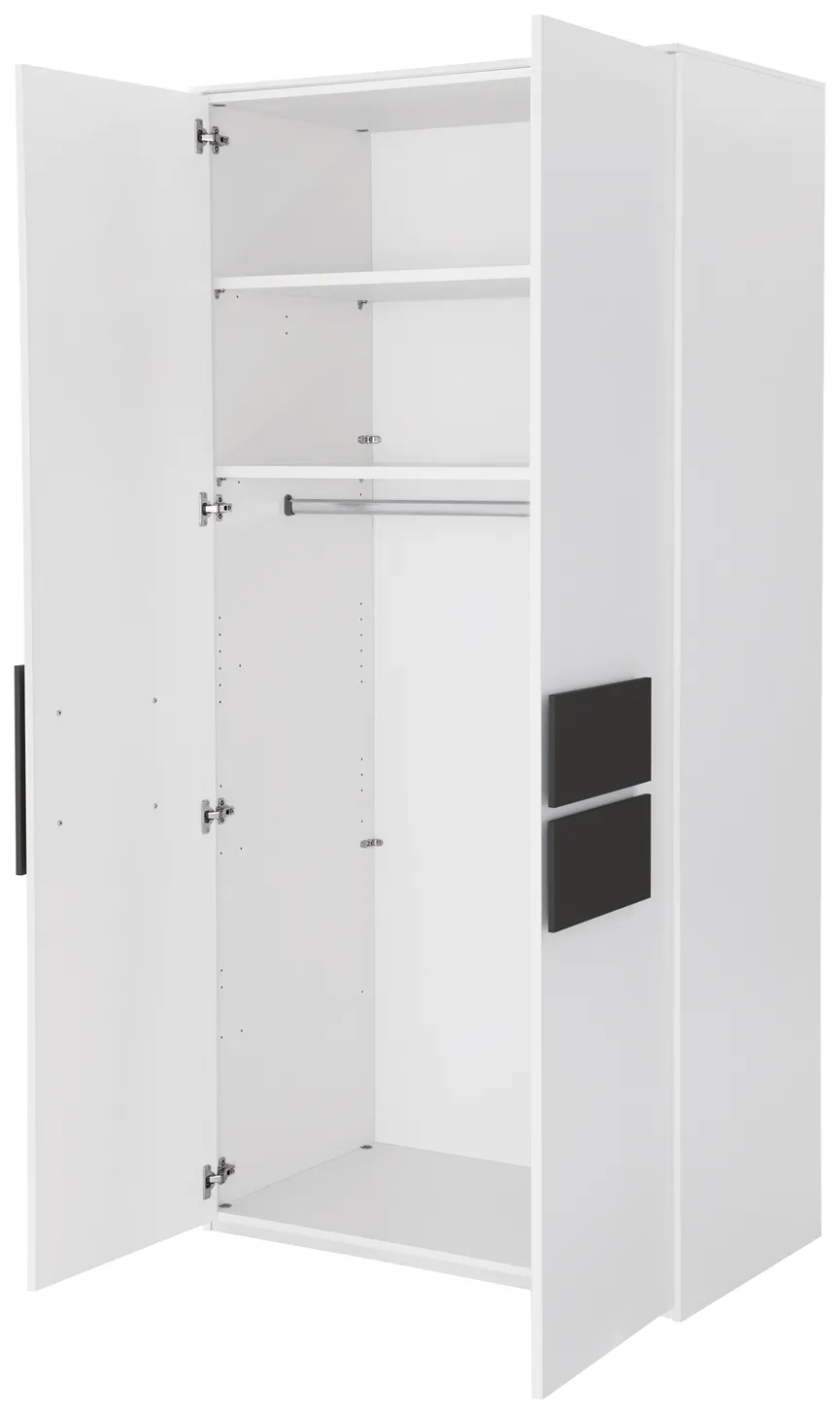 Kleiderschrank 2-trg. detail
