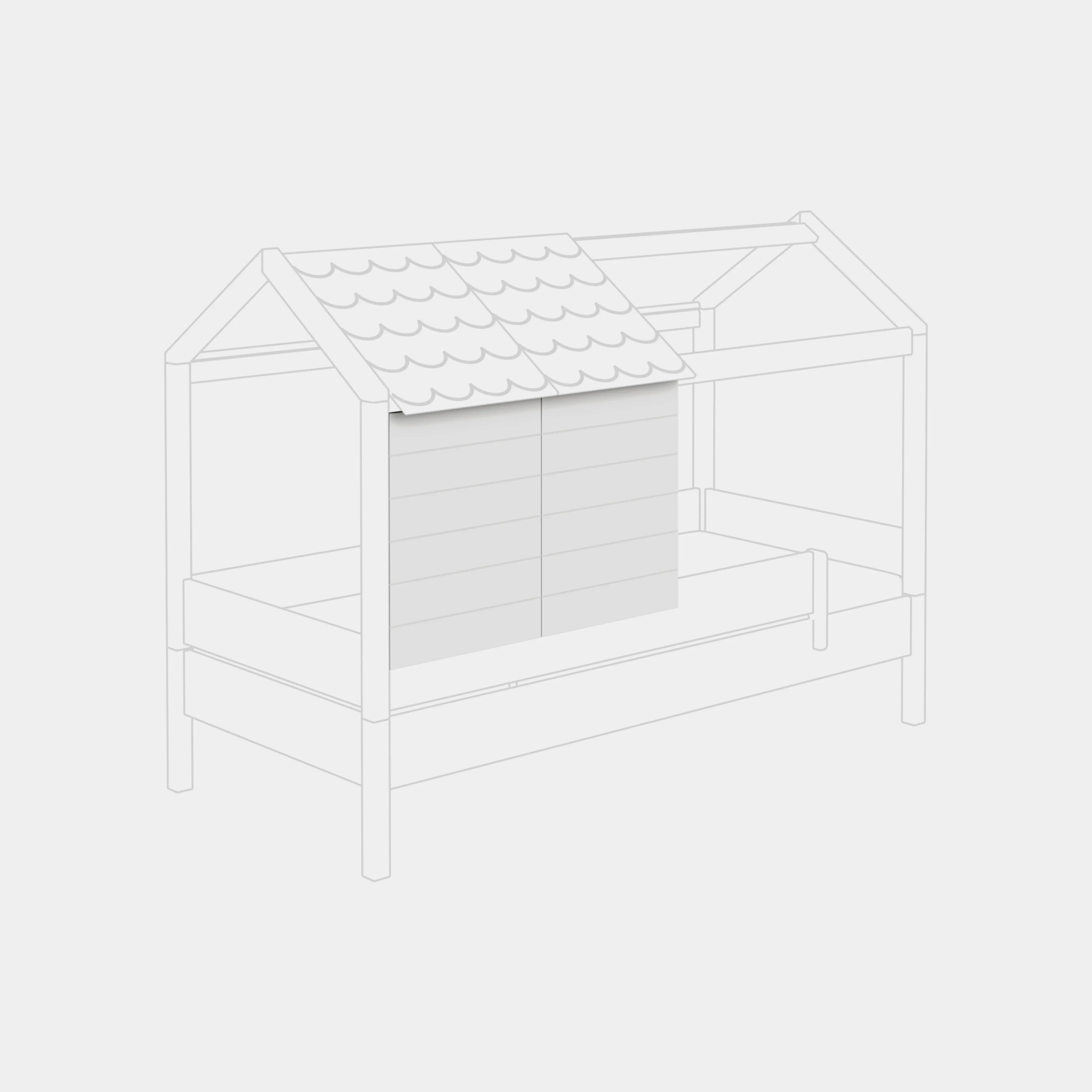 Wandpaneel Tiny House 2er Set