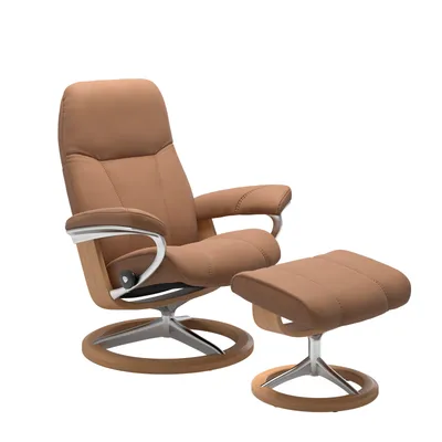 Sessel mit Hocker