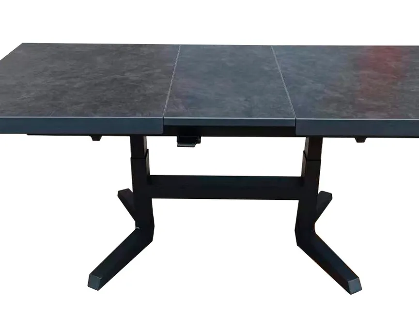 Ausziehtisch Anthrazit detail