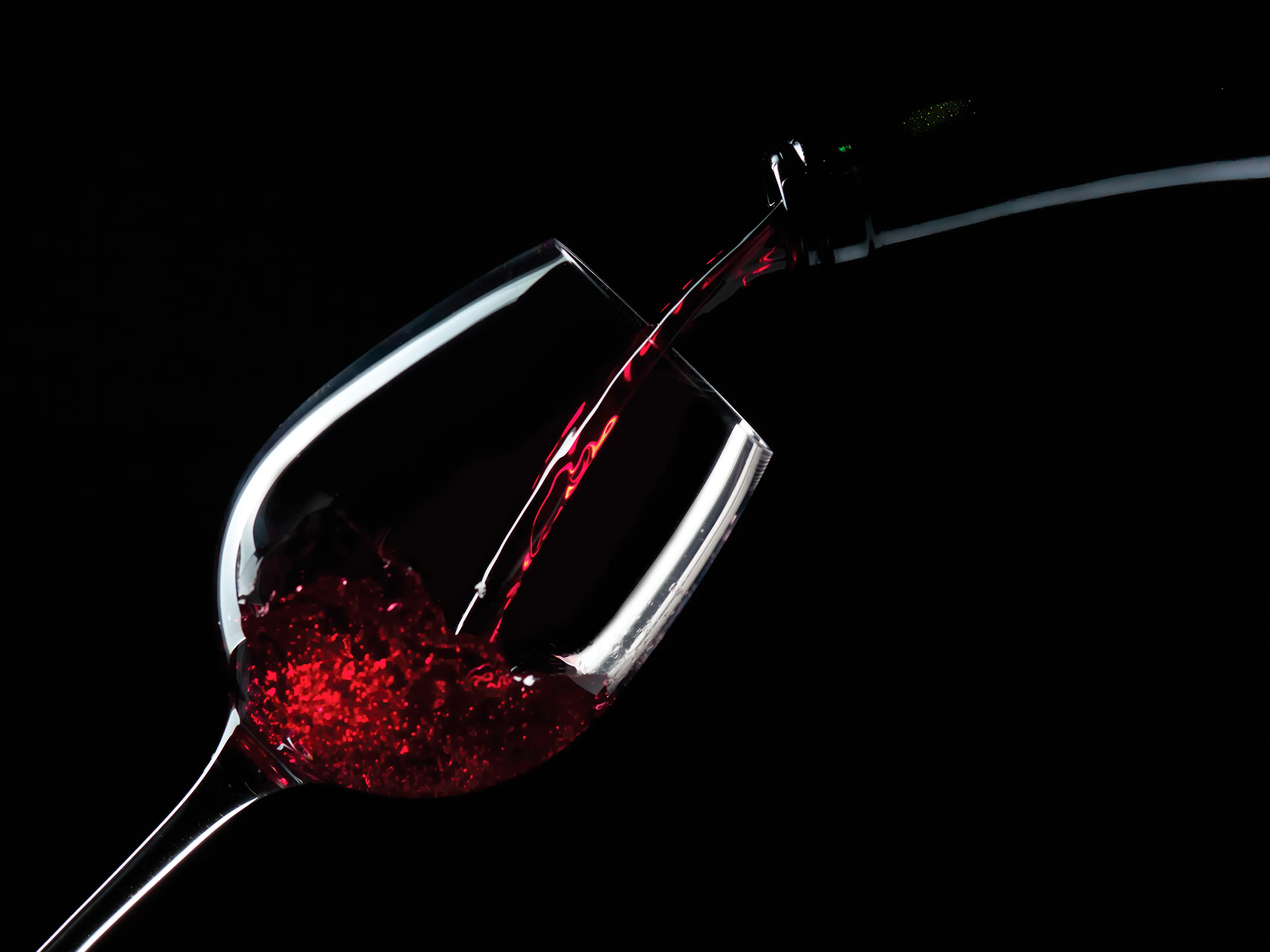 Glasbild 30 x 40 cm Red Wine VIII
