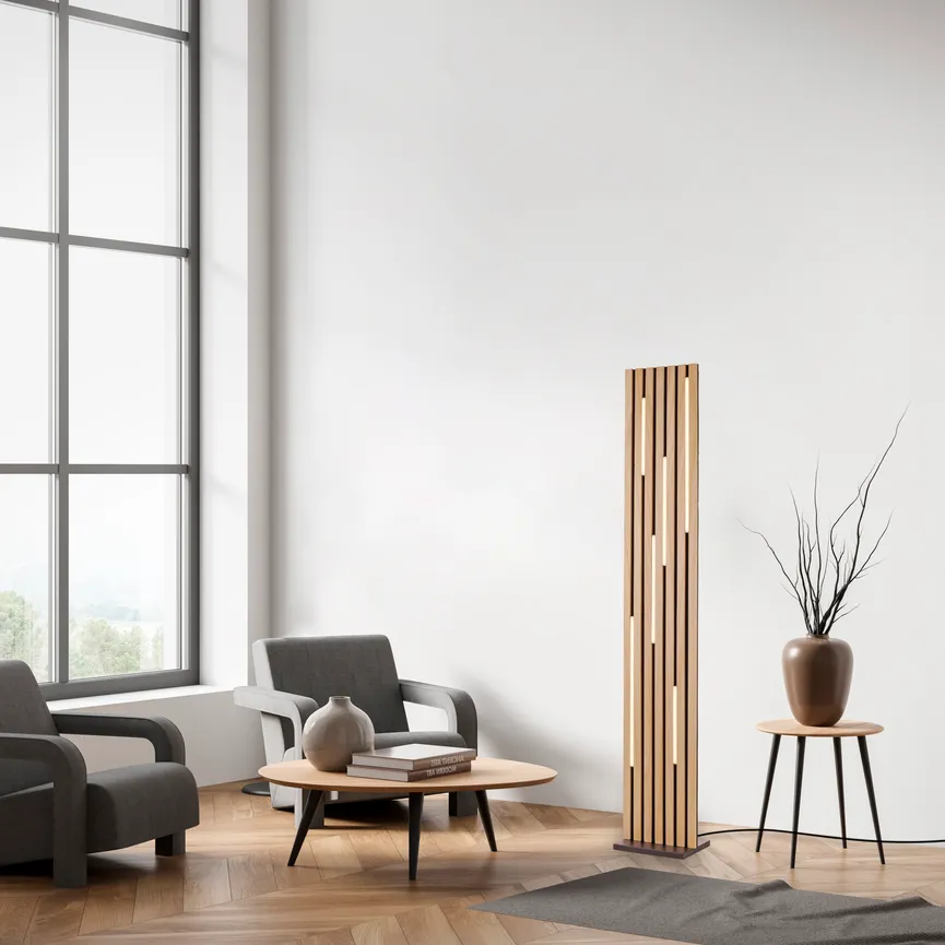 Stehleuchte "Q-Akustik" milieu